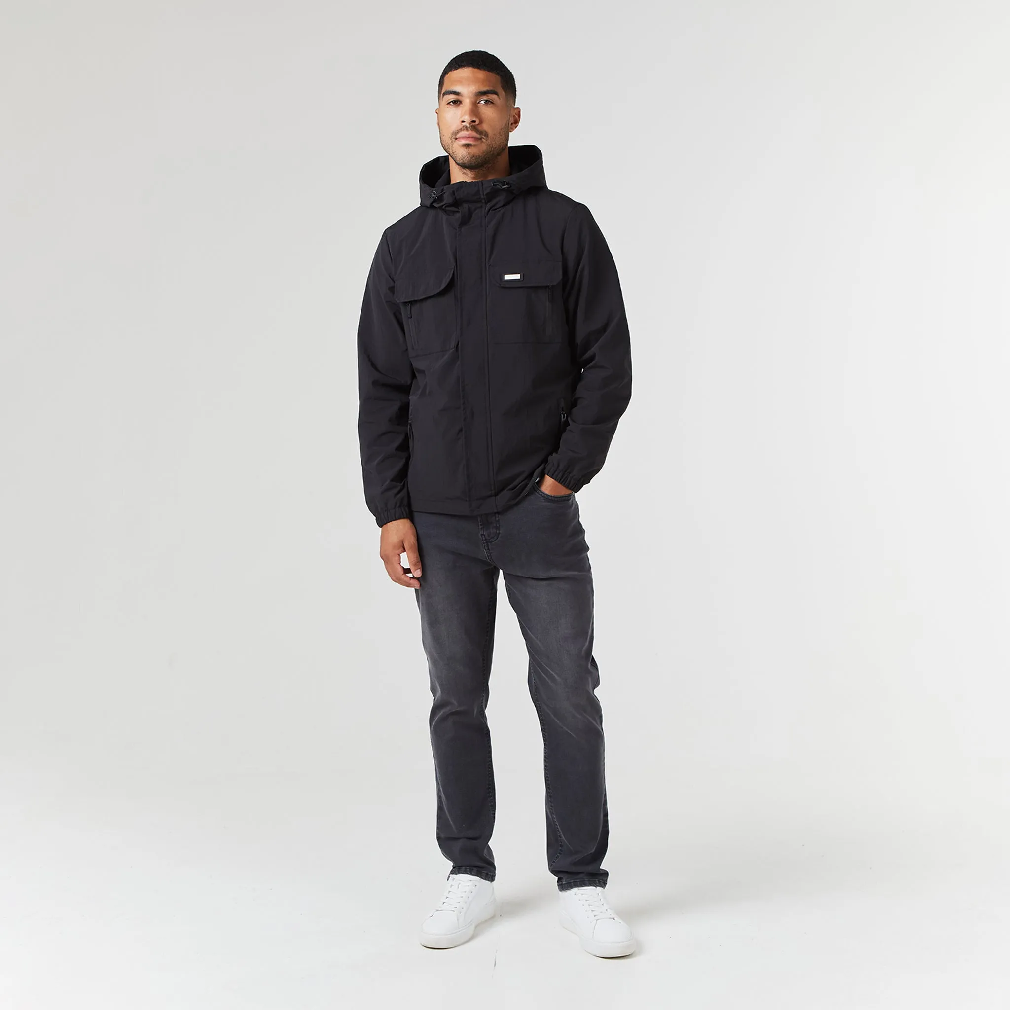 Tech Utility Jacket | Black