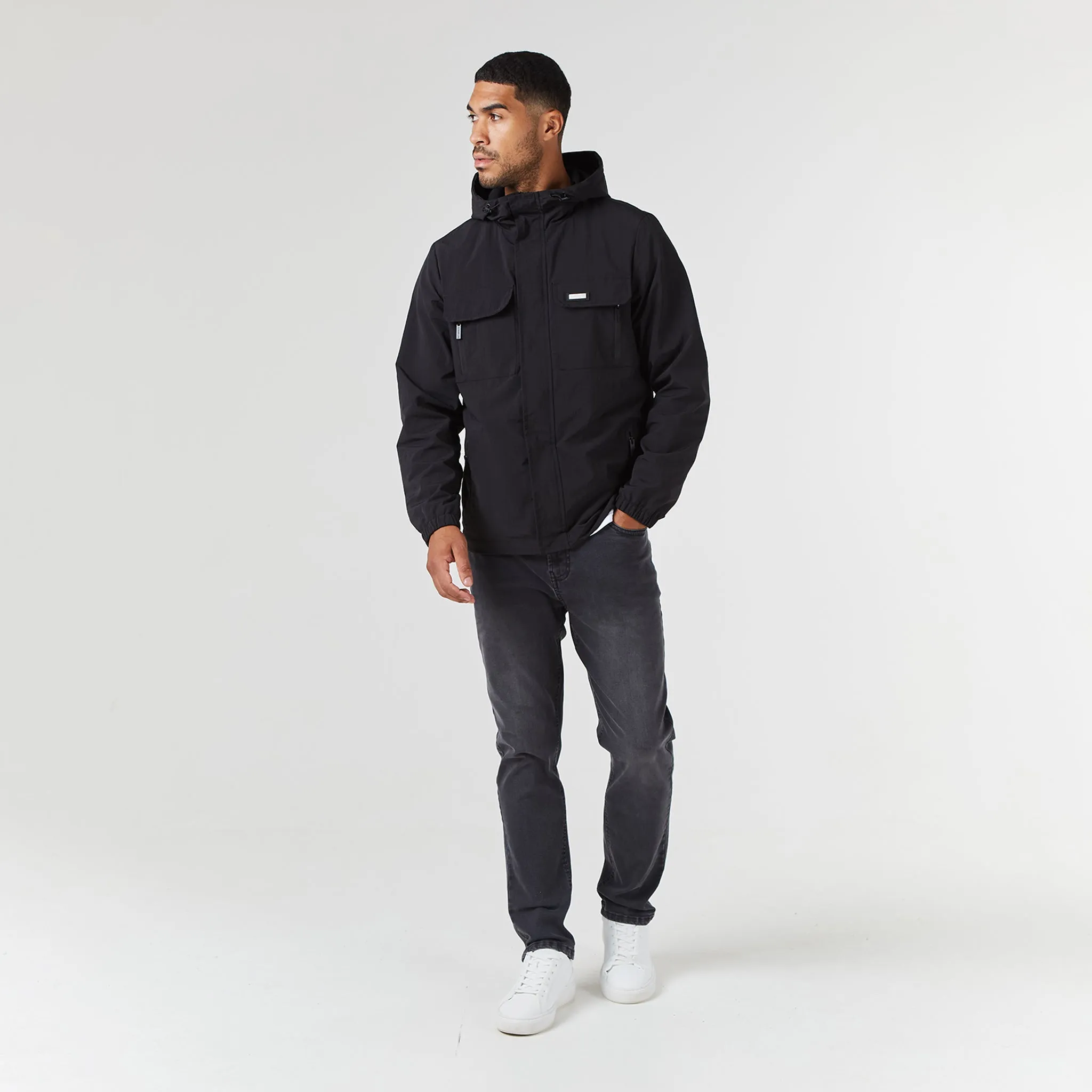 Tech Utility Jacket | Black