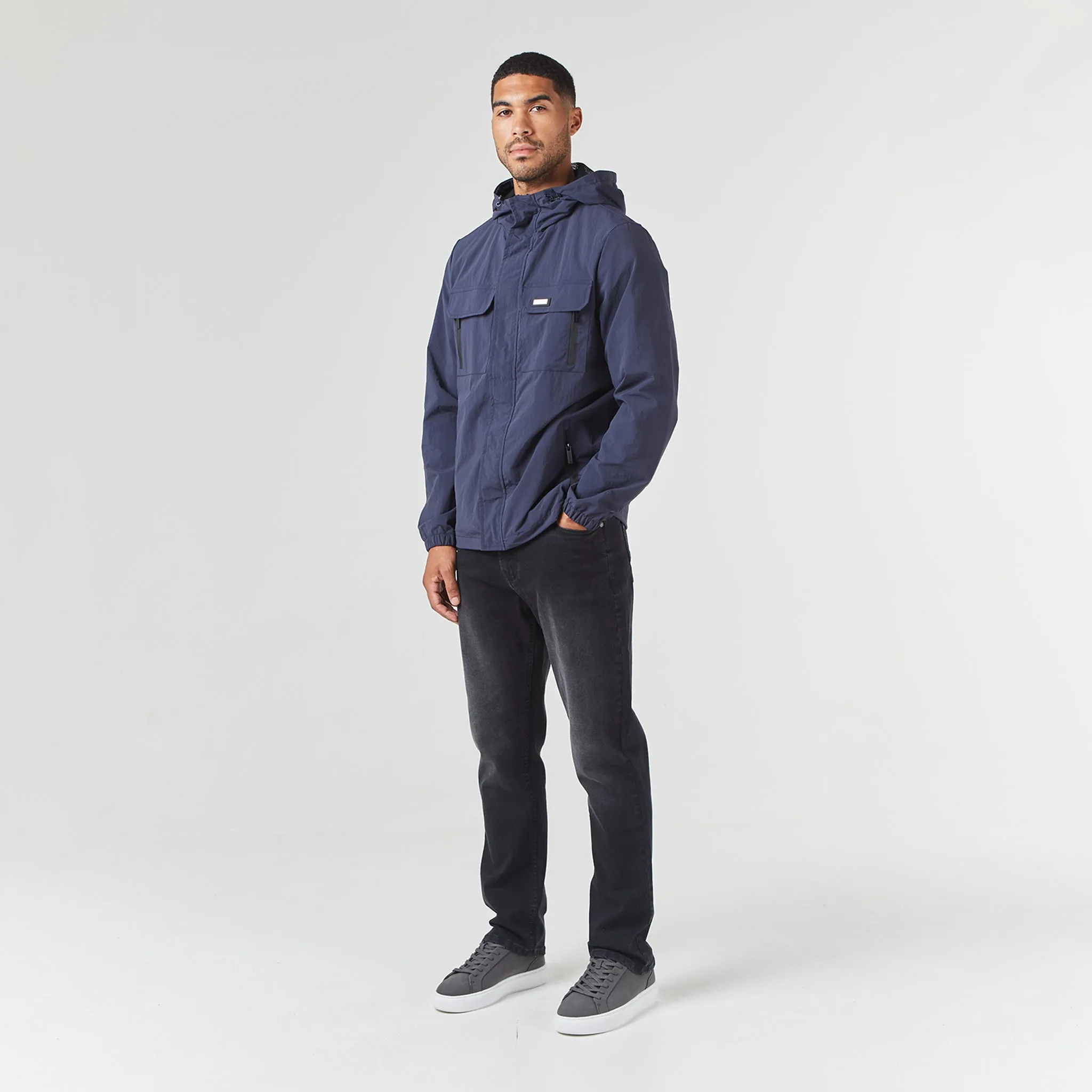 Tech Utility Jacket | Navy