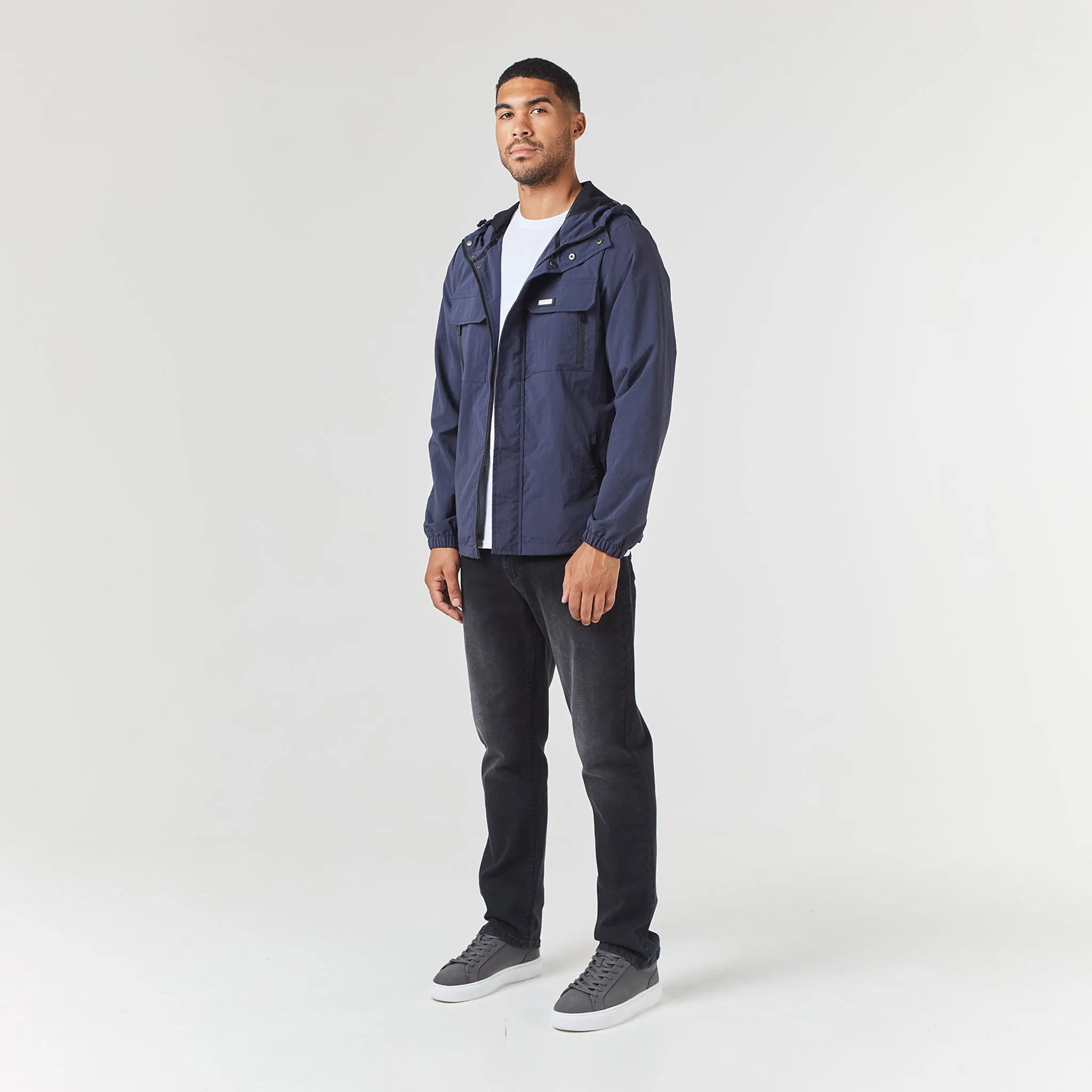 Tech Utility Jacket | Navy