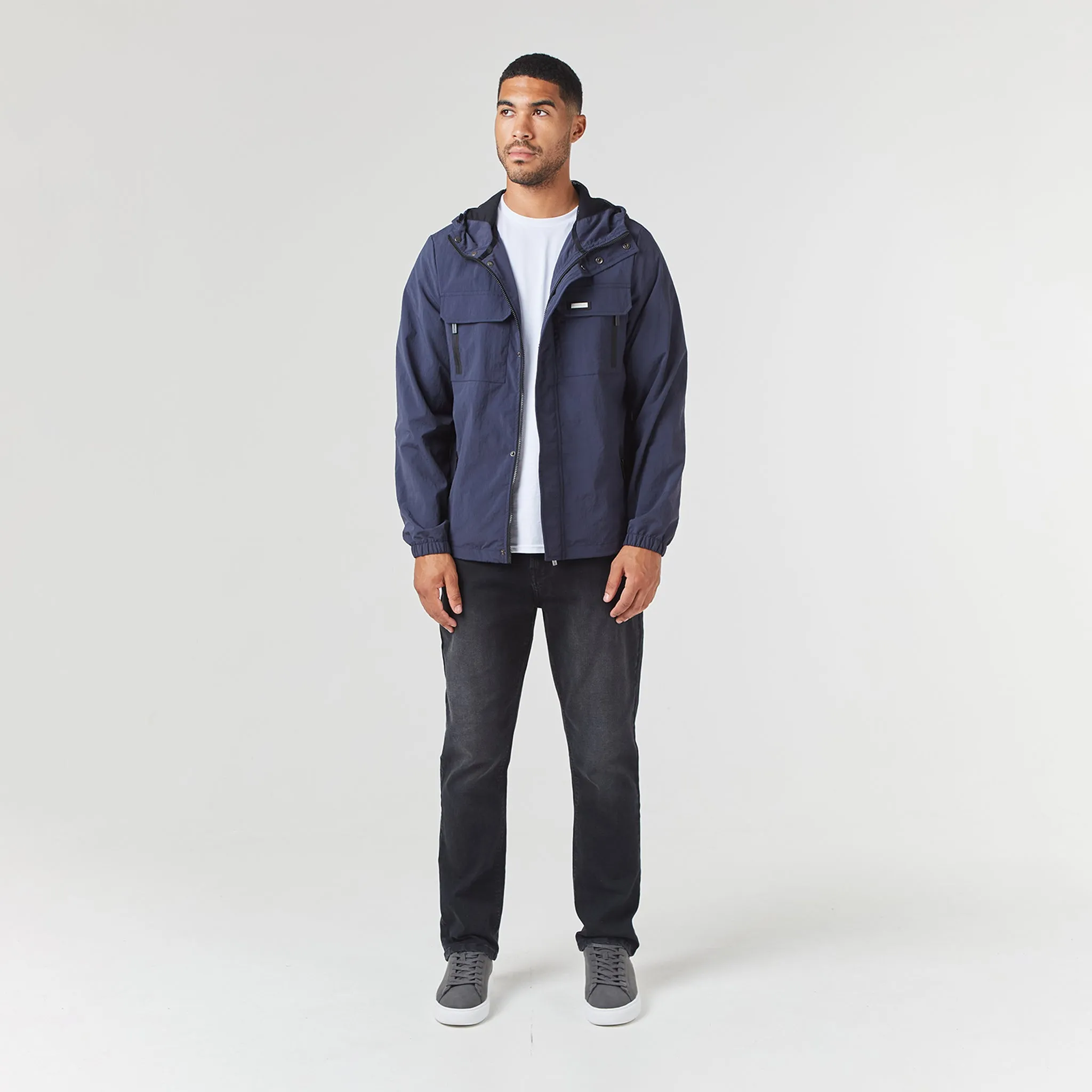 Tech Utility Jacket | Navy