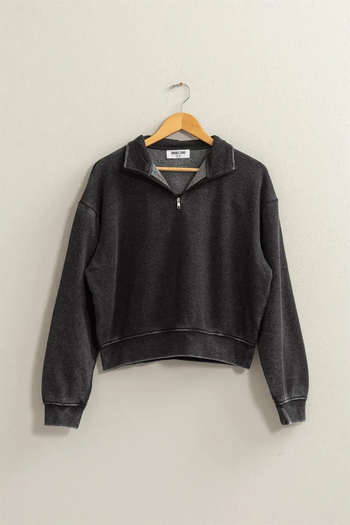 The Cozy Half Zip Pullover Sweatshirt