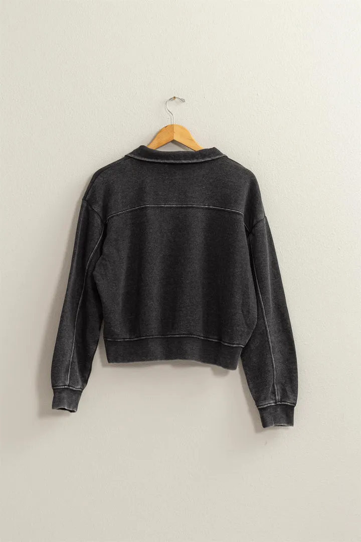 The Cozy Half Zip Pullover Sweatshirt