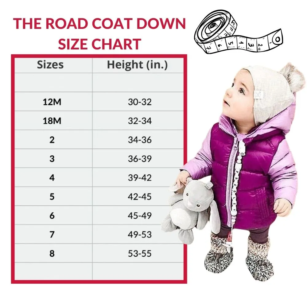 The Road Coat Down - Lilac/Plum