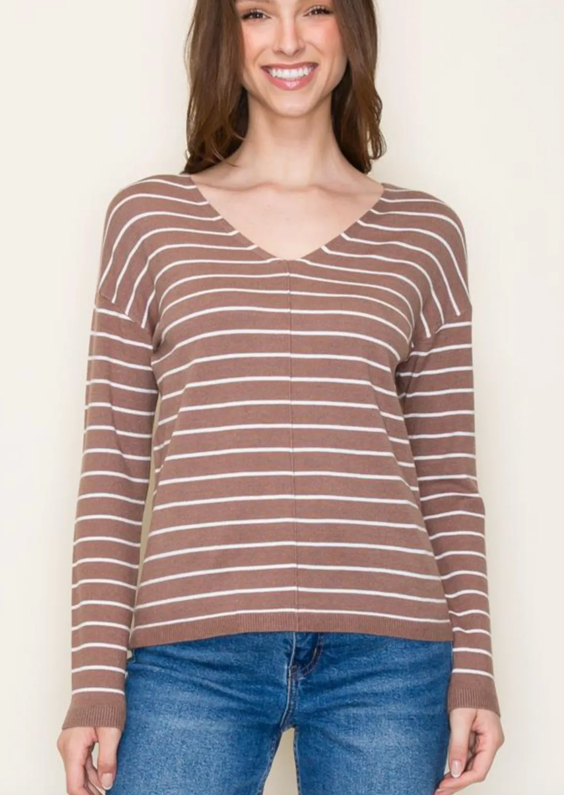 The Rosalie Striped Pullovers - 2 Colors!