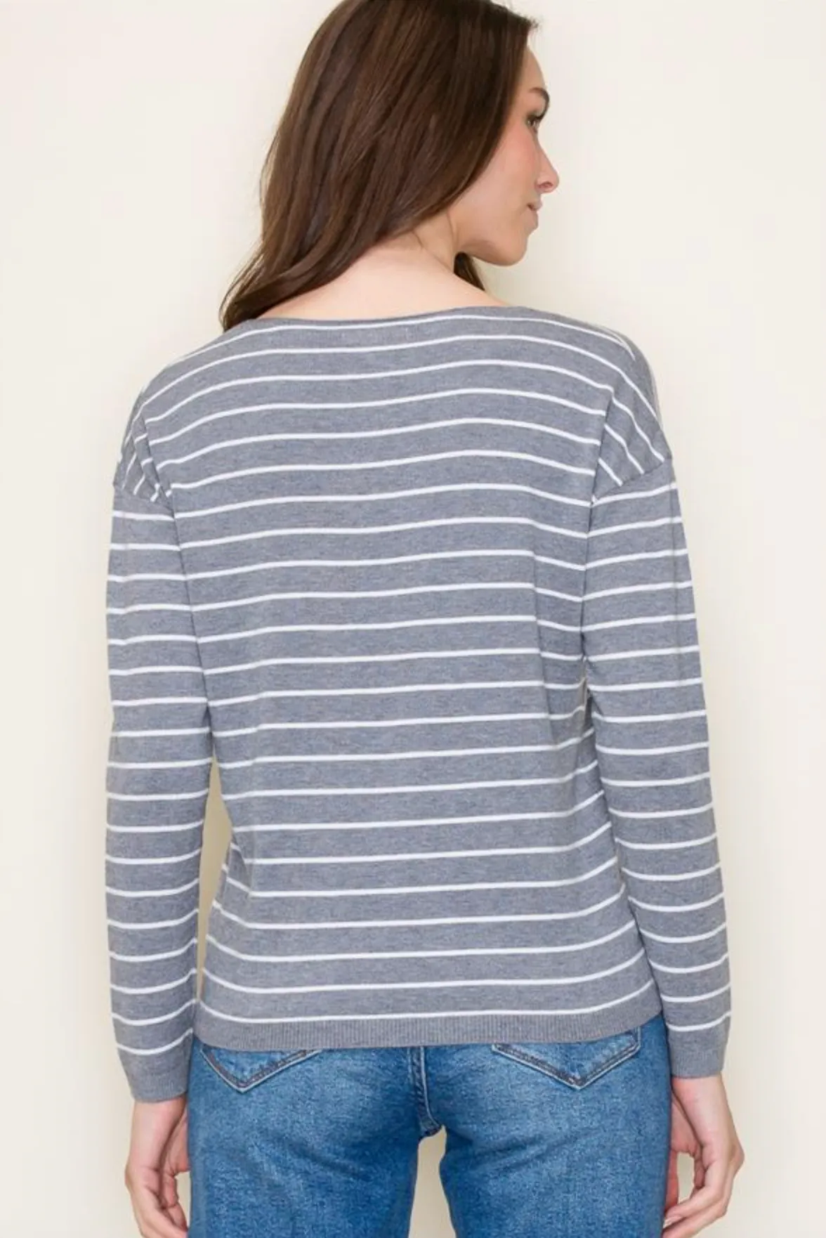 The Rosalie Striped Pullovers - 2 Colors!