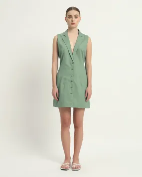 The Vernon Mint Cotton Dress