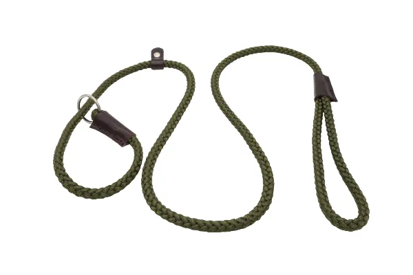 Thin Rope Slip Lead for Dogs - 1.4m Long