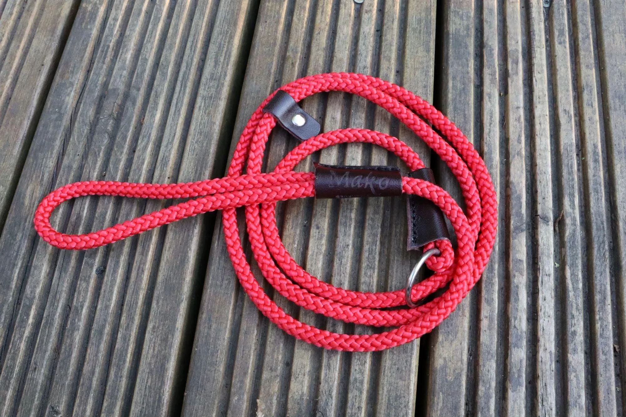 Thin Rope Slip Lead for Dogs - 1.4m Long