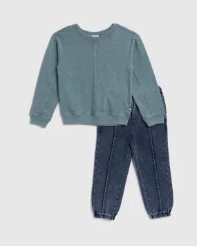 Toddler Boy Explore Sweatshirt Set