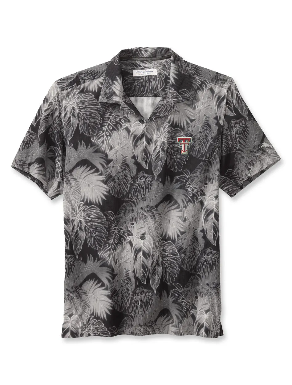 Tommy Bahama Texas Tech "Luminescent Fonds" Short Sleeve Button Down