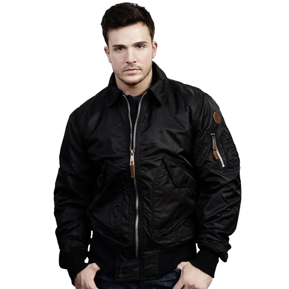 Top Gun CWU 45 Flight Jacket Black