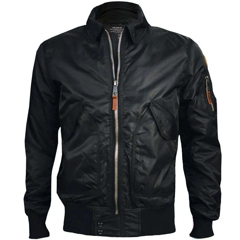 Top Gun CWU 45 Flight Jacket Black