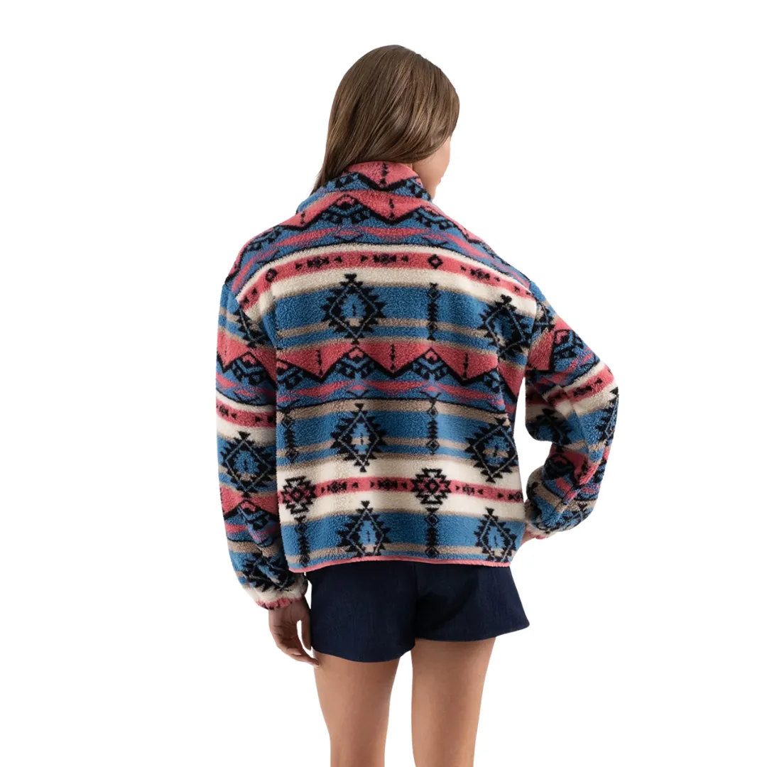 Tribal Print Fleece Jacket