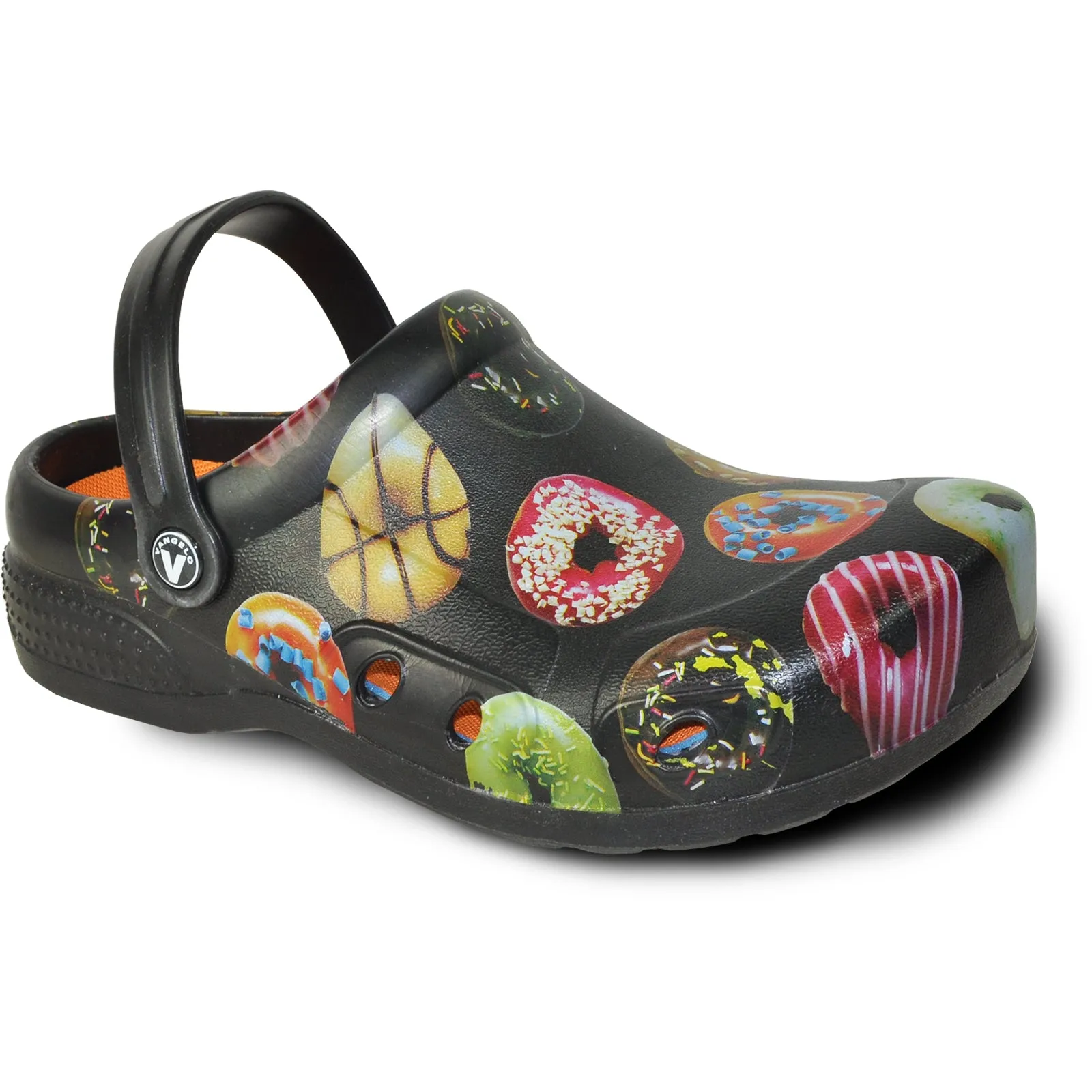 VANGELO Women Slip Resistant Clog RITZ Donuts