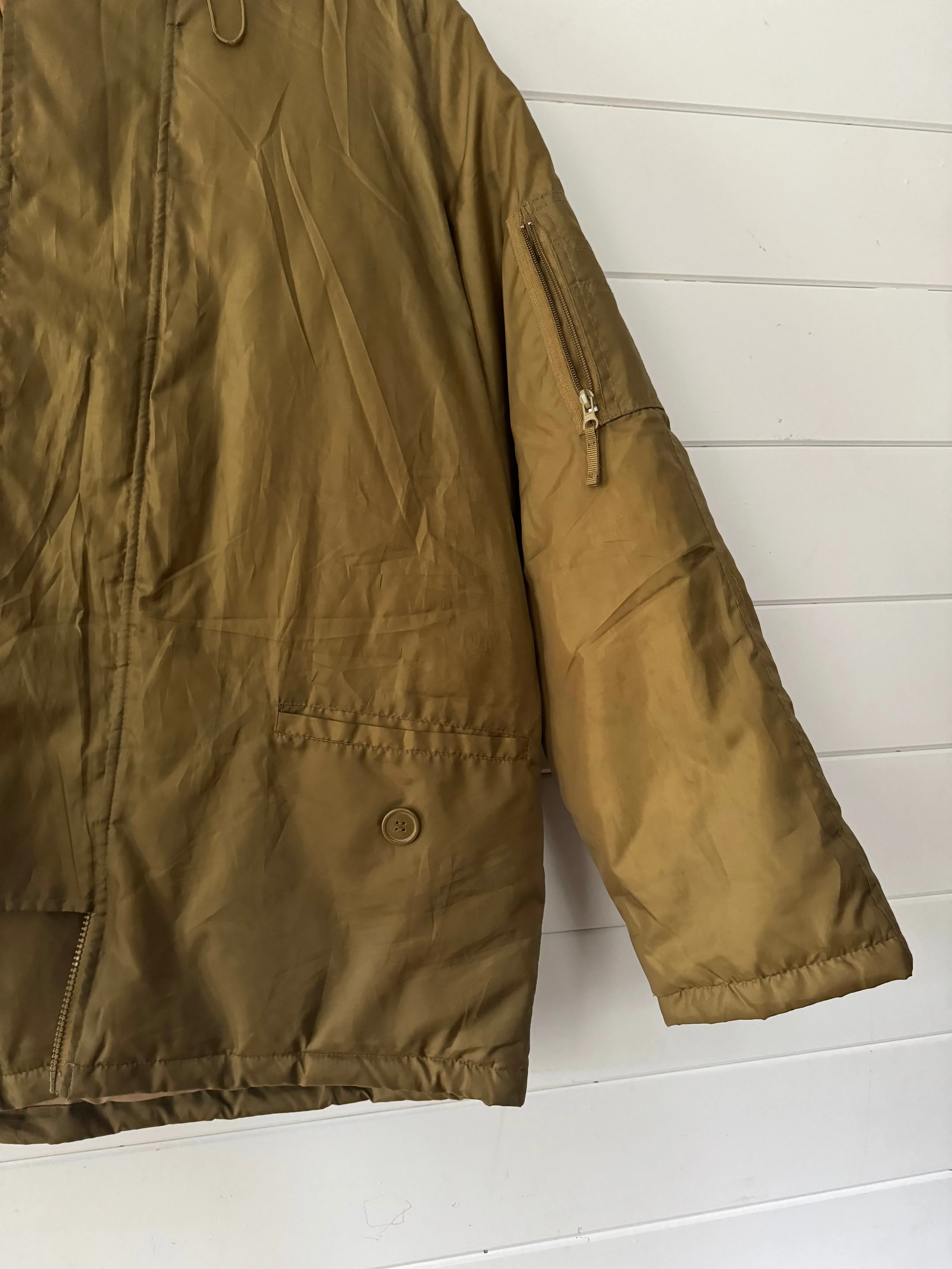 Vintage Olive Down Parka