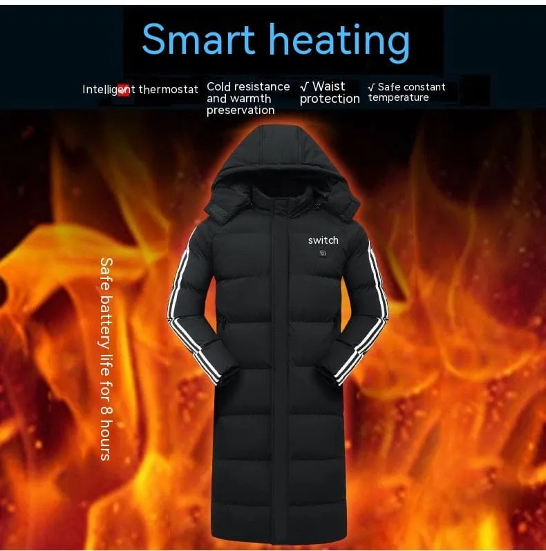 Winter Zone 11 Heating Down Coat Heating Long Coat