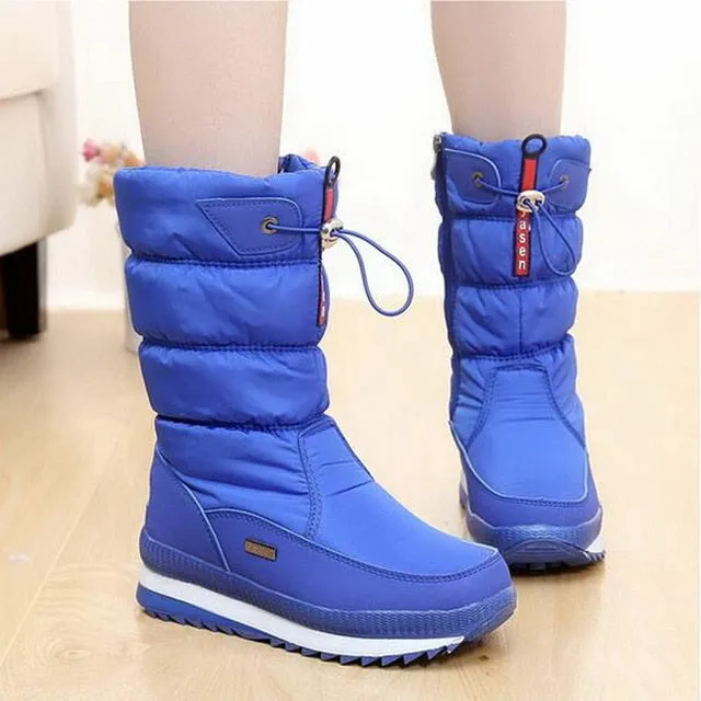 Women snow boots winter boots waterproof non-slip boot