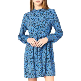 Women's  All Over Printed Dress, Blue