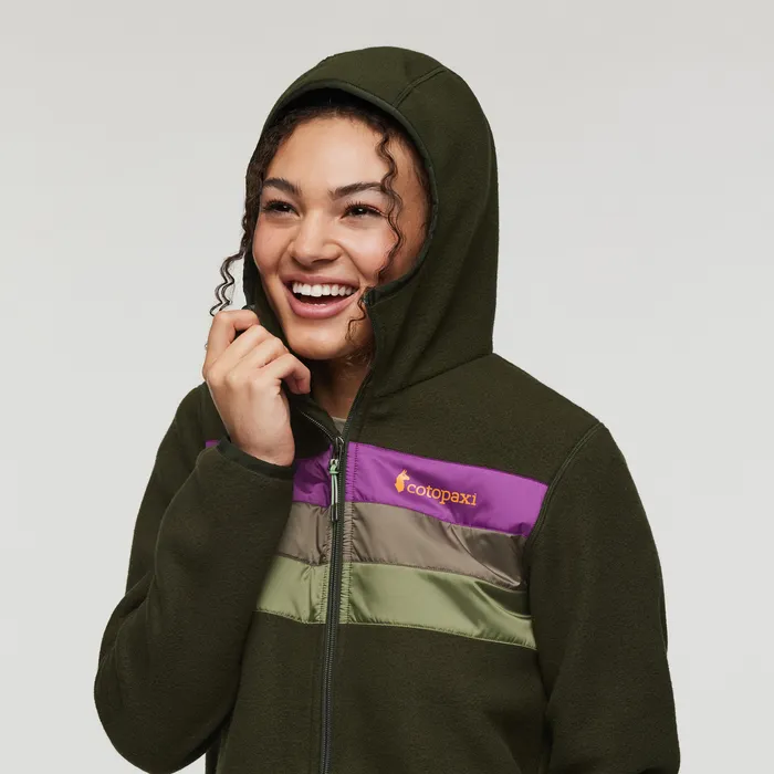 Women's Teca Fleece Hooded Full-Zip Jacket - Woodland Fairy